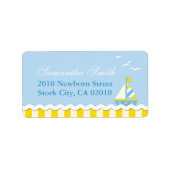 航海の住所 シール (正面)