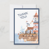 航海の写真ありがとう サンキューカード (正面)