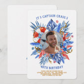 航海の写真招待状 招待状 (正面/裏面)