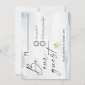 航海の出欠確認 招待状 (正面)