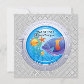 航海の卒業式 招待状 (正面)