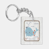 航海の友達 – Whale キーホルダー (正面左)