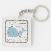 航海の友達 – Whale キーホルダー (裏面)