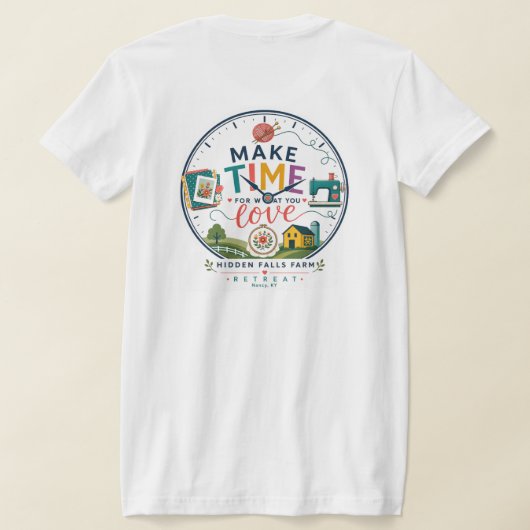 航海の夢のリトリート 2027年4月 Tシャツ (レイダウン裏面)