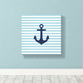 航海の子供部屋いかりキャンバス キャンバスプリント (インサイチュ (ウッドフロア))
