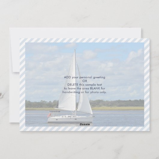 航海の季節のごあいさつ | いかり | 2+写真 シーズンカード (裏面)