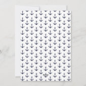 航海の季節のごあいさつ | ストライプ金ゴールドいかり シーズンカード (裏面)