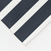 航海の家族と船の名モダン前 フリースブランケット (角)