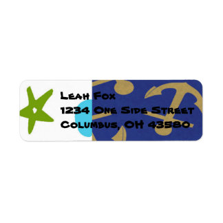 航海の差出人住所ラベル ラベル