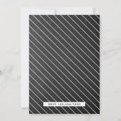 航海の帆船ライトハウスファースト誕生日パーティー 招待状 (裏面)