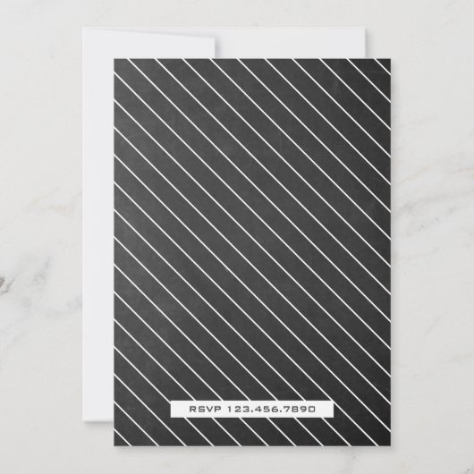 航海の帆船ライトハウスファースト誕生日パーティー 招待状 (裏面)