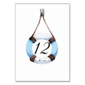 航海の帆船ライフリングや輪結婚のテーブル番号 テーブルナンバー (裏面)