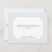 航海の帆船結婚サンキューカード サンキューカード (裏面)