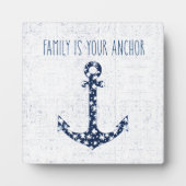 航海の引用文 |家族はあなたのいかり フォトプラーク (正面)
