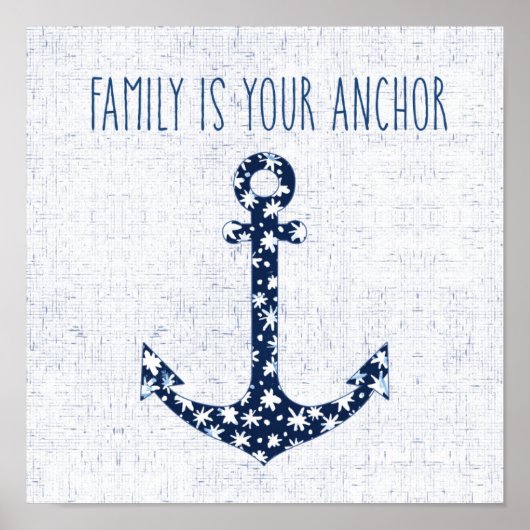 航海の引用文 |家族はあなたのいかり ポスター (正面)
