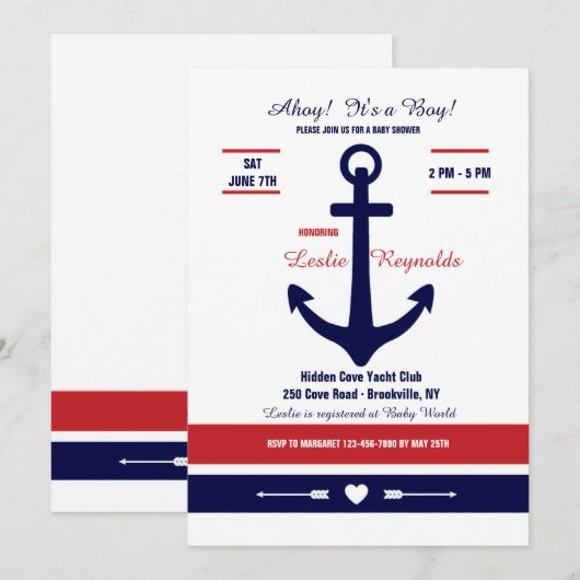 航海の愛2 招待状 (正面/裏面)