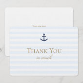 航海の感謝を込めたカード サンキューカード (正面/裏面)