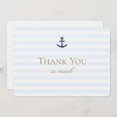 航海の感謝カード サンキューカード (正面/裏面)