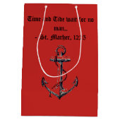 航海の抱き枕 ミディアムペーパーバッグ (裏面)