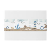 航海の招待状用帯 招待状ベリーバンド (裏面例)