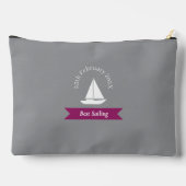 航海の最高のセーラーグレイ アクセサリーポーチ (裏面)