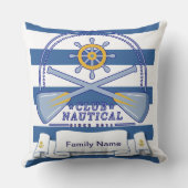 航海の模様 アウトドアクッション (裏面)