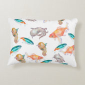 航海の模様 アクセントクッション (裏面)