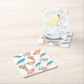 航海の模様 スクエアペーパーコースター (インサイチュ)