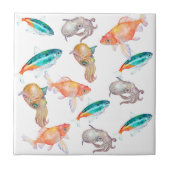 航海の模様 タイル (正面)