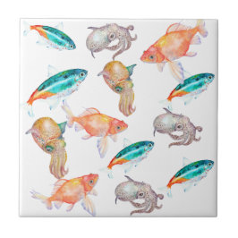 航海の模様 タイル