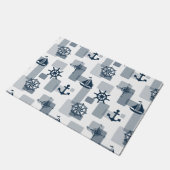 航海の模様 ドアマット (アングル)