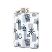 航海の模様 フラスク (左)