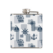 航海の模様 フラスク (裏面)