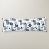 航海の模様 ボディピロー (裏面)