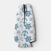 航海の模様 ボトルクーラー (裏面)