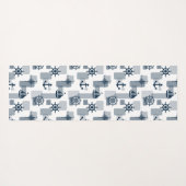 航海の模様 ヨガマット (裏面(横))