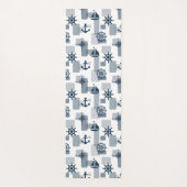 航海の模様 ヨガマット (裏面)