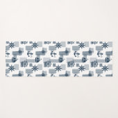 航海の模様 ヨガマット (正面(横))