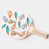 航海の模様 卓球ラケット (横)