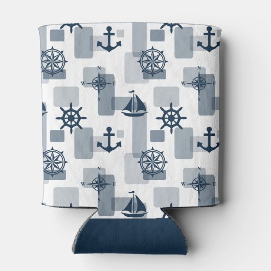 航海の模様 缶クーラー (裏面)