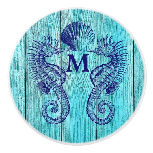 航海の水中競技マリンライフビーチハウステンプレート セラミックノブ (正面)