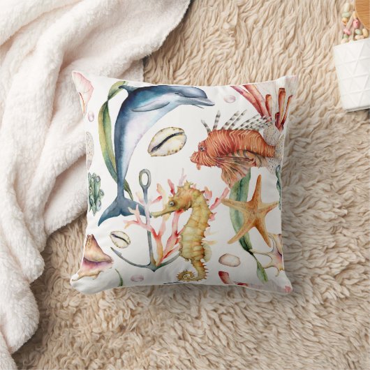 航海の水中競技ライフパターン/装飾用クッション クッション (ブランケット)