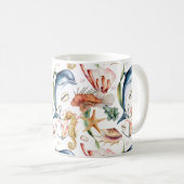 航海の水中競技ライフ コーヒーマグカップ (正面右)