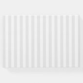 航海の水色フローラ金ゴールド結婚いかり ゲストブック (裏面)