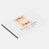 航海の水色フローラ金ゴールド結婚いかり ゲストブック (コーナー)