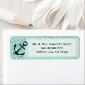 航海の沈下いかりパーソナライズされた ラベル (インサイチュ)