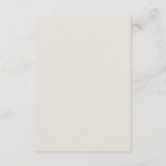 航海の沿岸シェルフォーマルの結婚詳細ベージュ色 エンクロージャーカード (裏面)