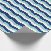 航海の波模様 ラッピングペーパー (角)