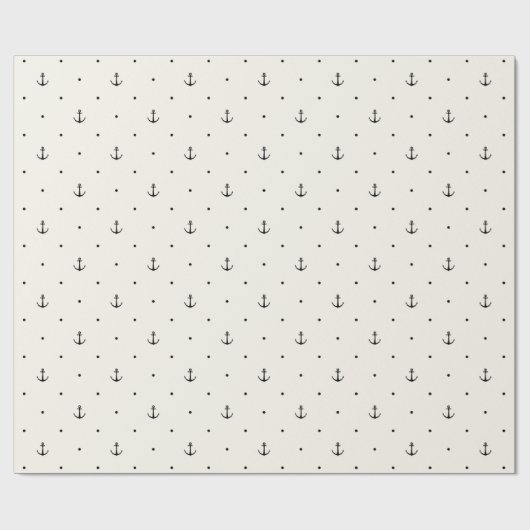 航海の海いかり ラッピングペーパー (フラット)