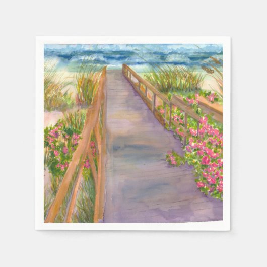 航海の海カクテルナプキンへの道 スタンダードカクテルナプキン (正面)